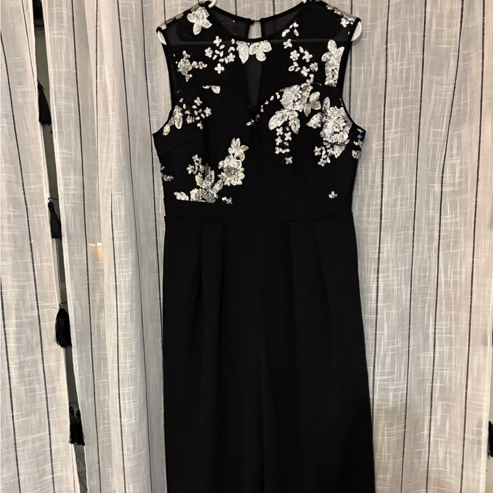 JJs House Black and White Floral Jumpsuit